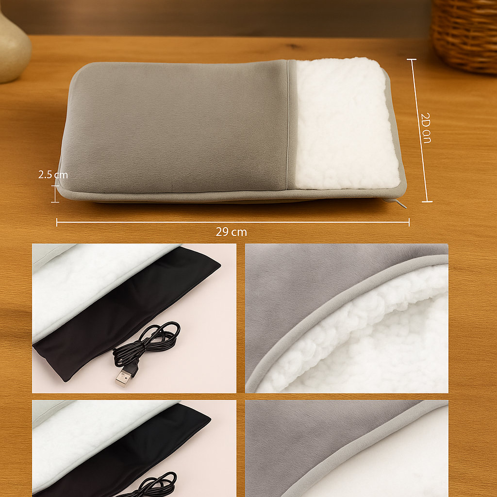 HeatPad — the USB-powered foot warmer