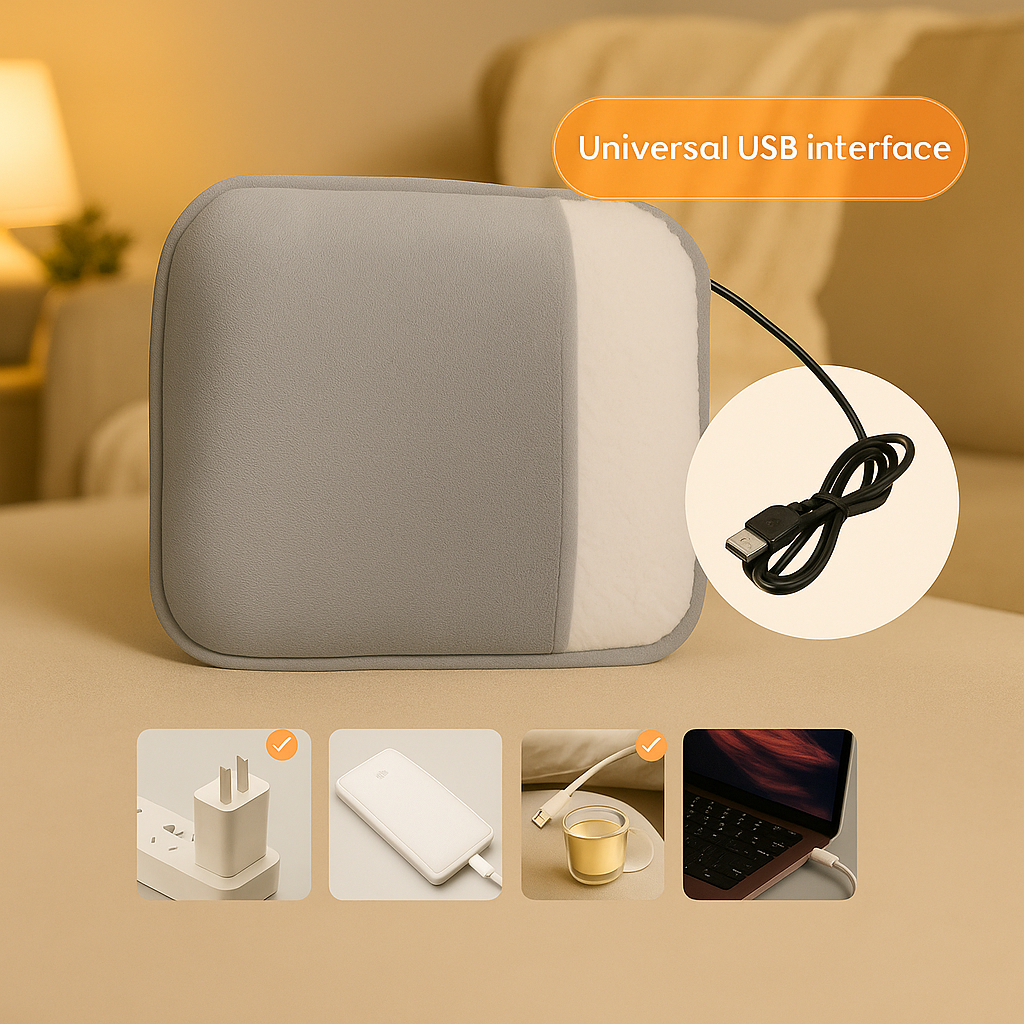 HeatPad — the USB-powered foot warmer