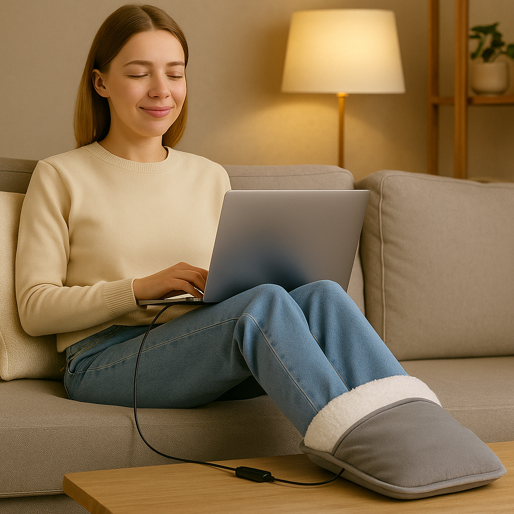 HeatPad — the USB-powered foot warmer
